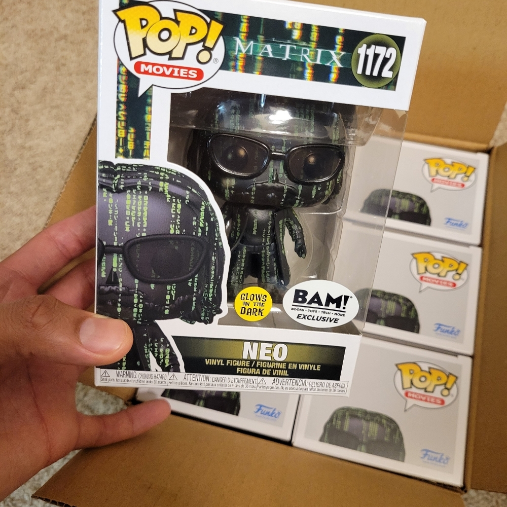 Brand New Neo in the Matrix BAM Exclusive Funko pop 1172